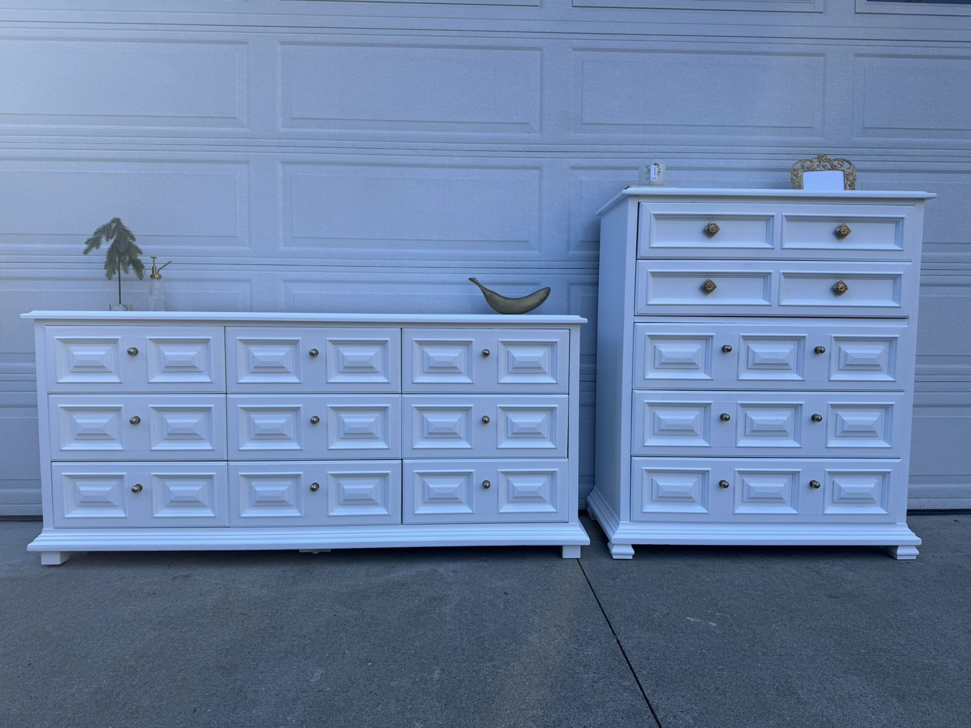 Refinished White Drexel Set