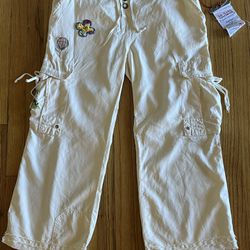 Da-Nang Vintage Y2K Embroidered Patch Cargo Pants NWOT SZ