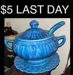 $5 Vintage bowl n ladle