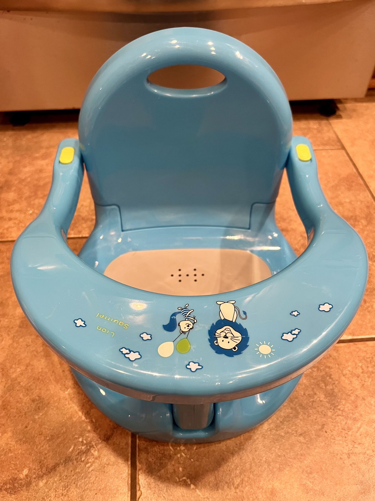 Foldable Non-Slip Baby Bathtub Seat (blue)