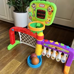Little Tikes 3 In 1 Sports Zone- Basketball, Soccer, Bowling