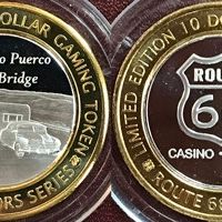 collectors special edition 10 dollar gaming tokens