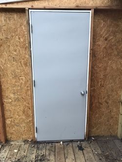 32x80” Masonite Steel Fire Door
