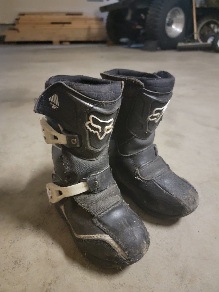 Kids Fox Motorcycle Boots