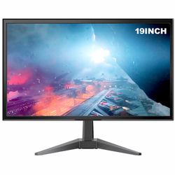 New YOTETION 19-inch Full HD 75Hz Small Thin Monitor for laptops, Computers and desktops, HD+ 1440 x 900р, Anti-Glare, LED Display, VGA/HDMI Connectio