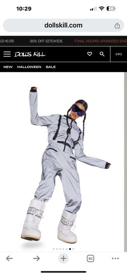 NASA-TY REFLECTIVE FLIGHT SUIT COSTUME  