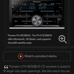 Pioneer aftermarket radio