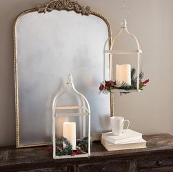 Metal Brand New Lantern, For Hanging Or Standing On It’s Own.
