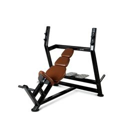 Incline Fitness Bench With Weight Rack And Storage Area