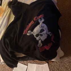 SWEATSHIRT // HOODIE ||| Black Hooded Heavy Long Sleeve