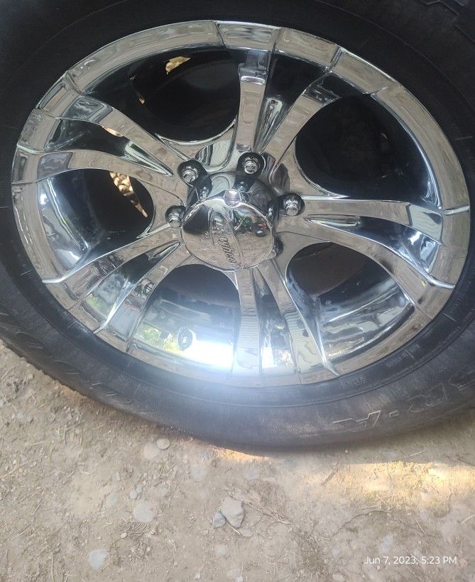 17x8 Akuza Rims 6x5.5 