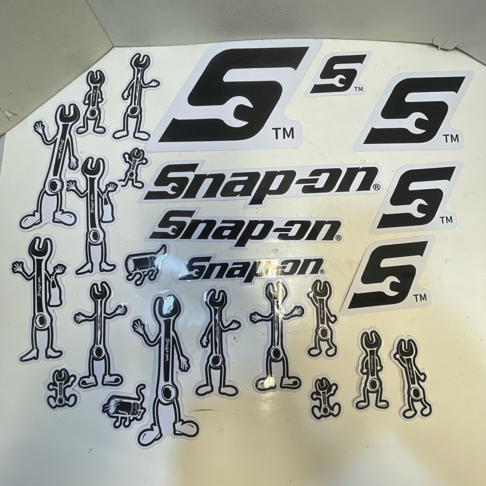 Lot of 25 Snap On Tools Racing Decals Stickers NHRA Nascar Tool Box Truck