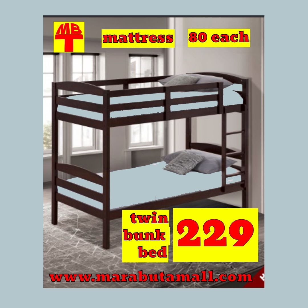 Twin/twin Wood Bunk Bed