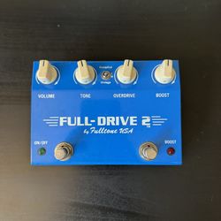 Fulltone Full-Drive 2 Overdrive with Boost Guitar Pedal