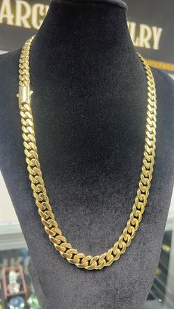 14k gold filled Cuban links
