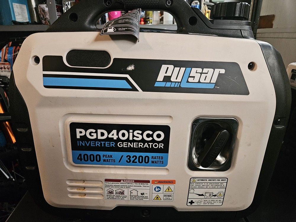 4,000 Watt Inverter Generator Quiet And Portable