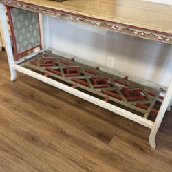 Gorgeous Painted Console or Entryway table 