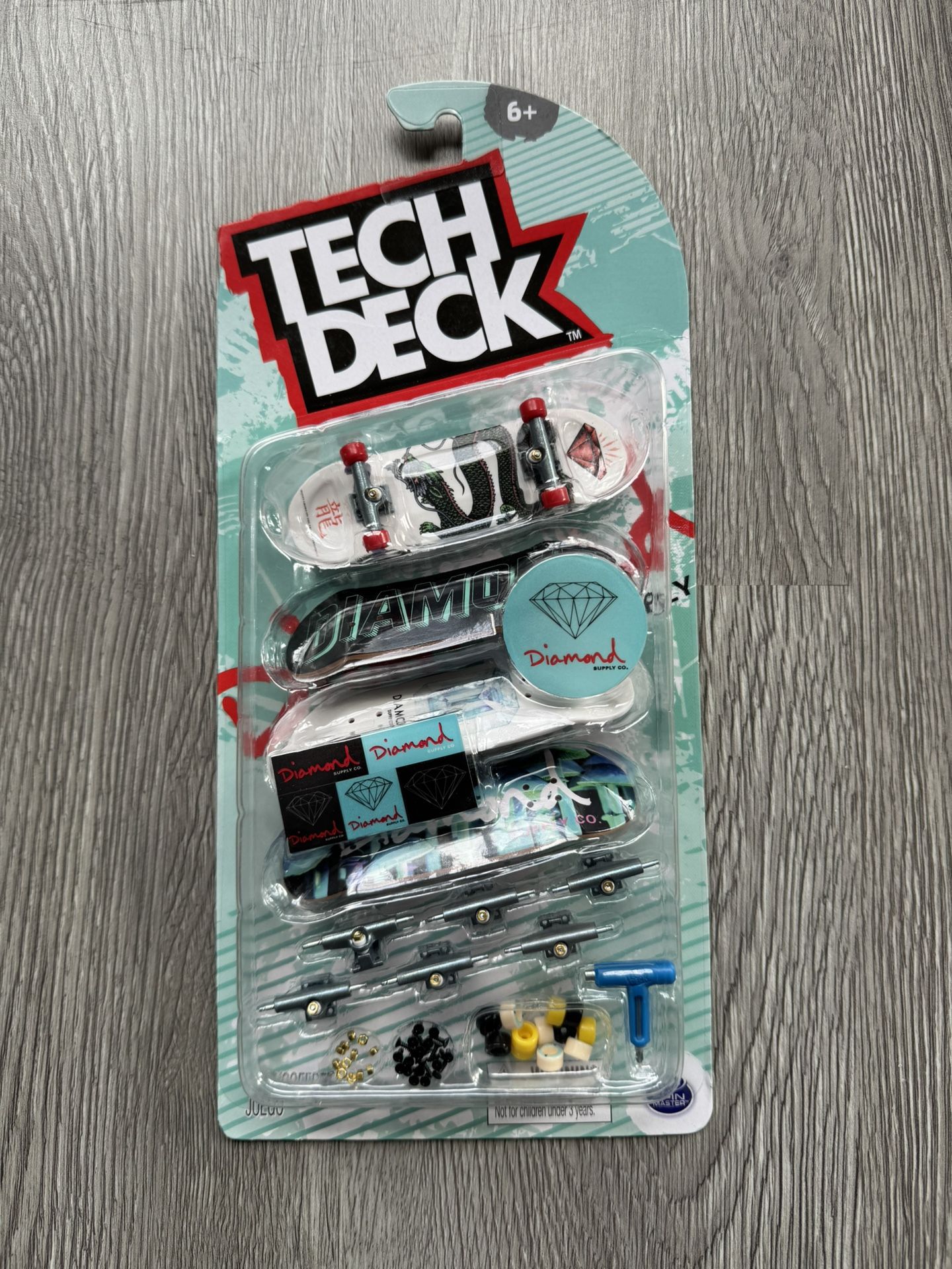 NEW Tech Deck x Diamond Supply Co. 4 Pack Deck Set