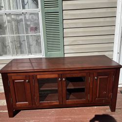 Cherry oak Entertainment Center 