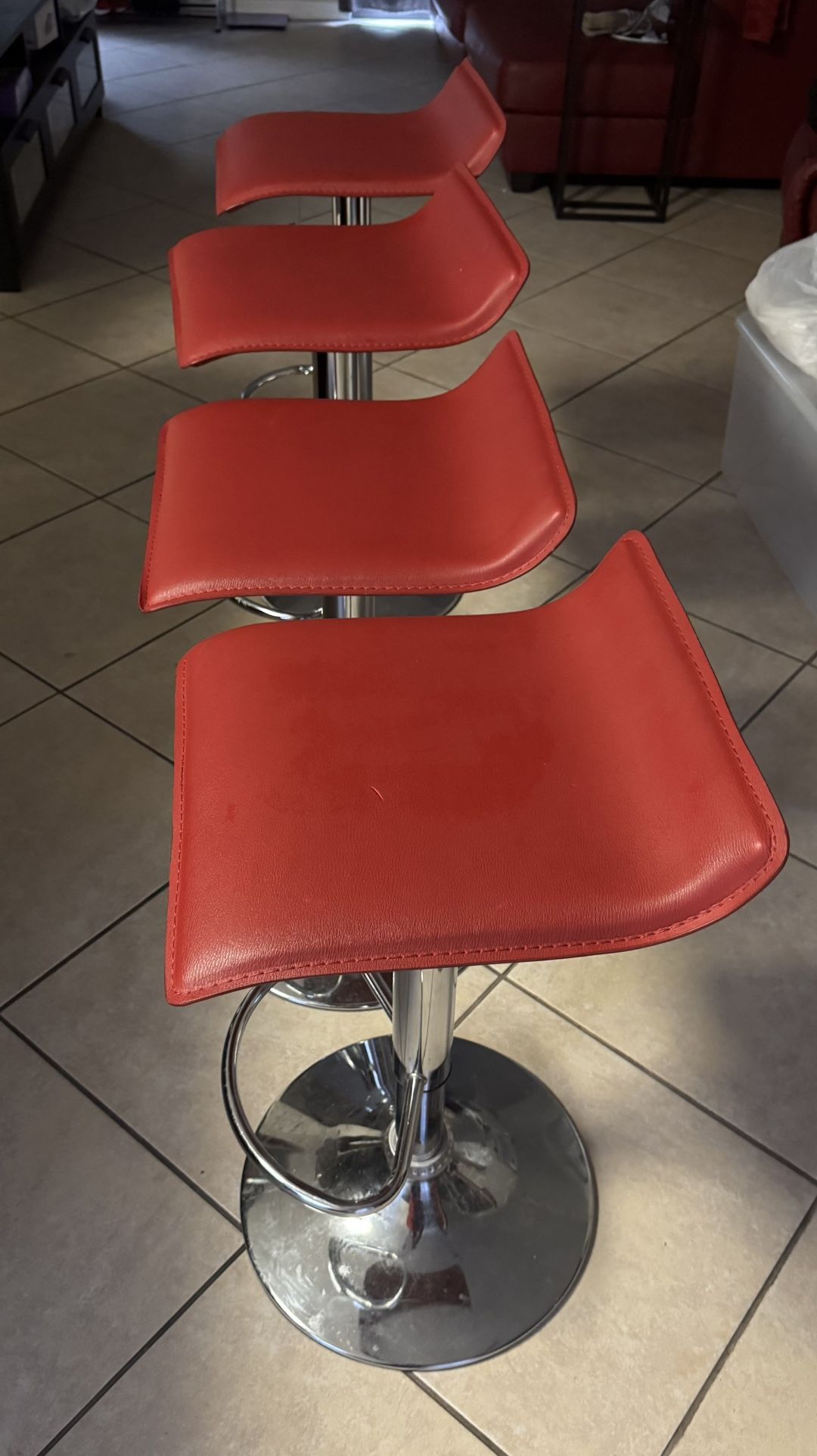 Red Bar stools