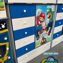 Mario Brothers Closet Wardrobe Dresser New Chest Ropero Bonito Nuevo 