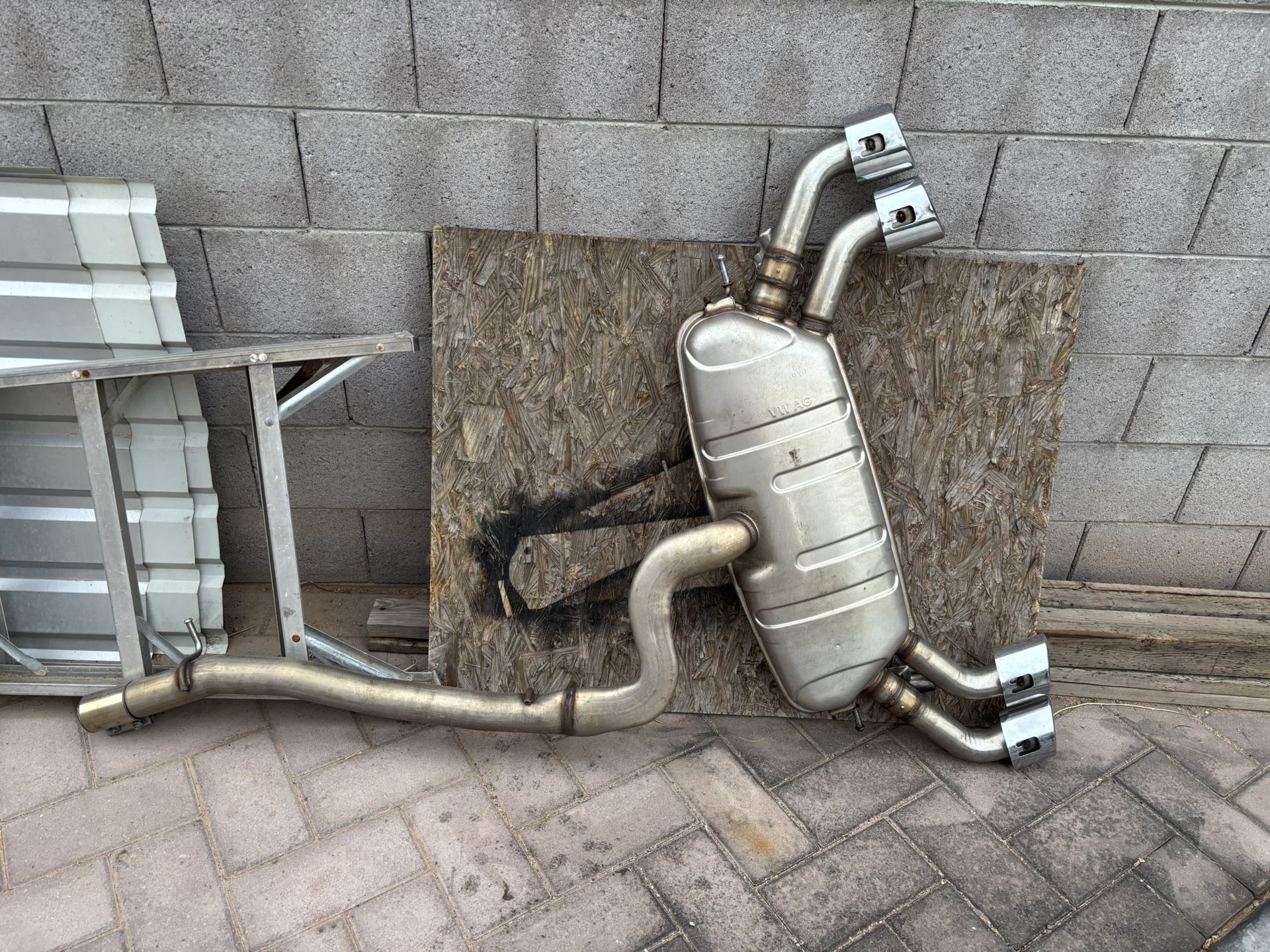 OEM MK8 Volkswagen Golf R Exhaust