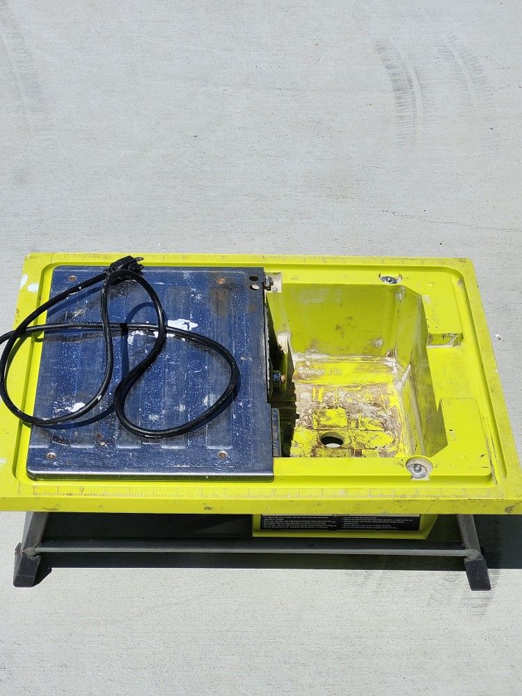 Ryobi 7in Table Tile Saw