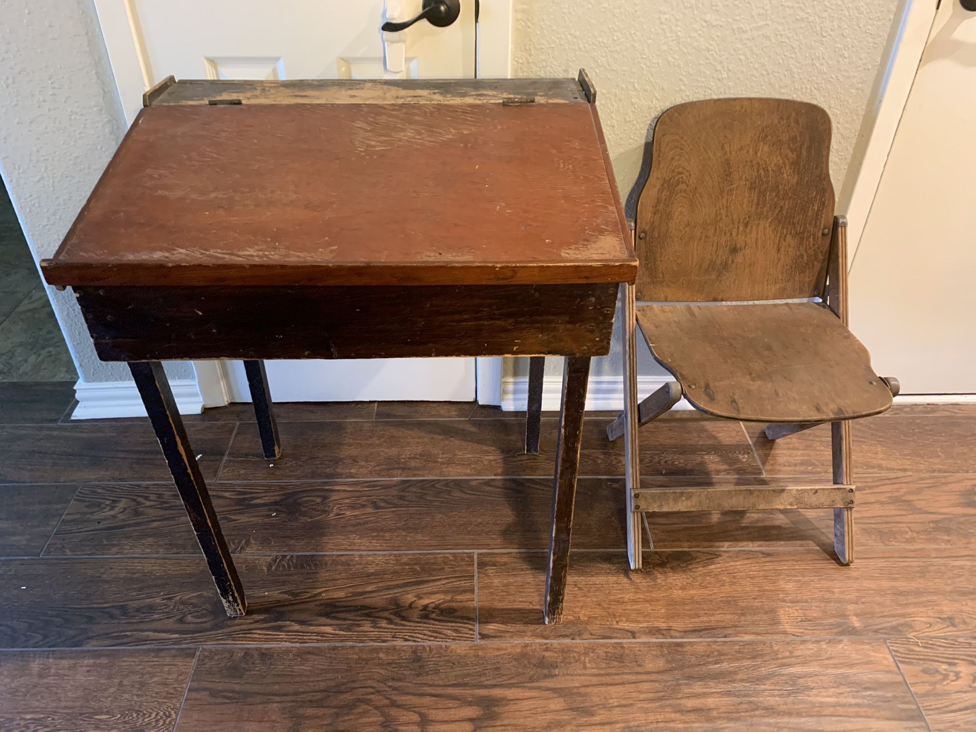 Antique Desk and Chair