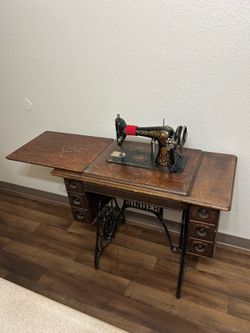 Antique singer sewing machine