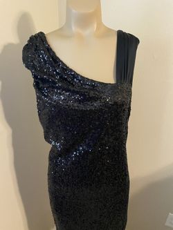 Black Sequin Off Shoulder Calvin Klein Cocktail Dress for Sale in Houston,  TX - OfferUp