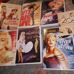 Marilyn DVD BOX SET SPECIAL ANniversary Movie  6 Dvd Set +1  DVD 7 Pc Lot Norma Jean Bonus DVD 