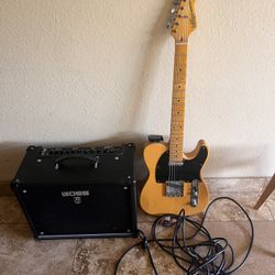 Electric Guitar And Amp 