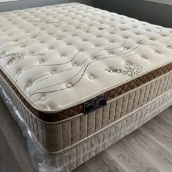 Queen Organic Cloud Edition Europillow Top 12inch Matres!