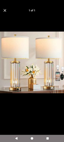 Gold lamps (2 pack)