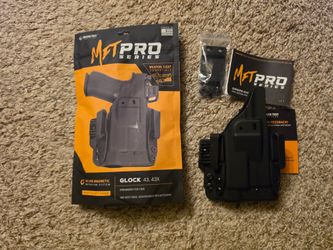 Mission First Tactical Glock 43x MOS IWB holster. Right hand.