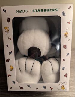 Peanuts x Starbucks Snoopy Plush Toy