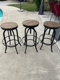 Industrial Adjustable Stools