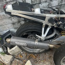 Honda, CBR 900 RR Aftermarket Exhaust can