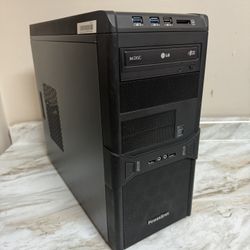 Powerspec Tower PC - Intel Core i5 - 16GB Ram 512GB SSD + 1TB HDD Wifi BT W11 Pro + New KB Mouse