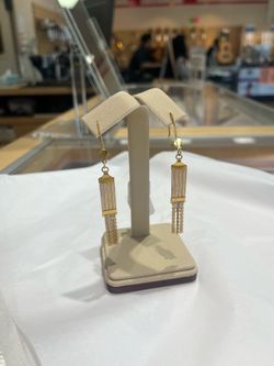 High karat gold earrings