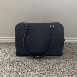 Chic Black Leather Kate Spade Laptop Bag 