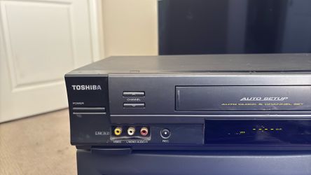 Toshiba VHS player. VCR