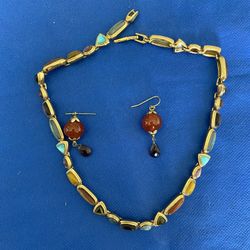 Necklace And Earrings
