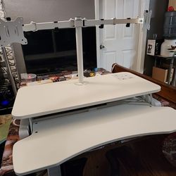 Vivo Standing Desk White