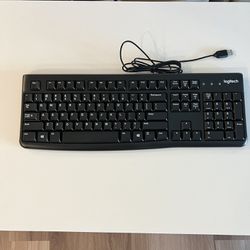 Black Logitech Keyboard Black