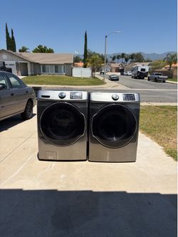 samsung frontload washer and gas dryer