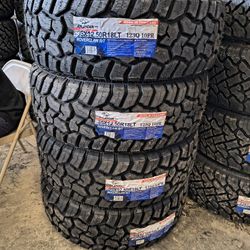 35/12.50/18 Atlander Rugged Terrain Tires Installed And Balanced/ Instaladas Y Balanceadas