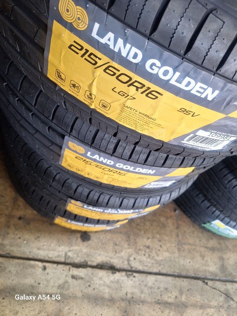 215/60/16/ LANGOLDEN $350 SEMI NEW FOUR TIRES