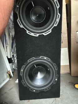 10” Rockfordfosgate Subs, 4 channel Rockfordfosgate  Amp