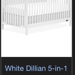 5 In 1 Crib With Musical Attachment 